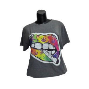 Camiseta Lips Multicolor