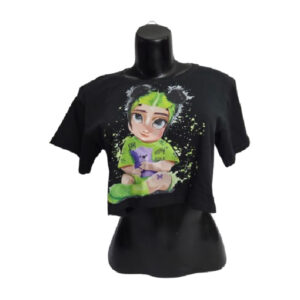 Camiseta Crop Top Billie Eilish