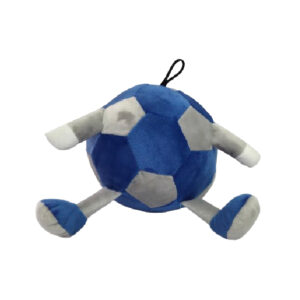 Pelota azul y gris